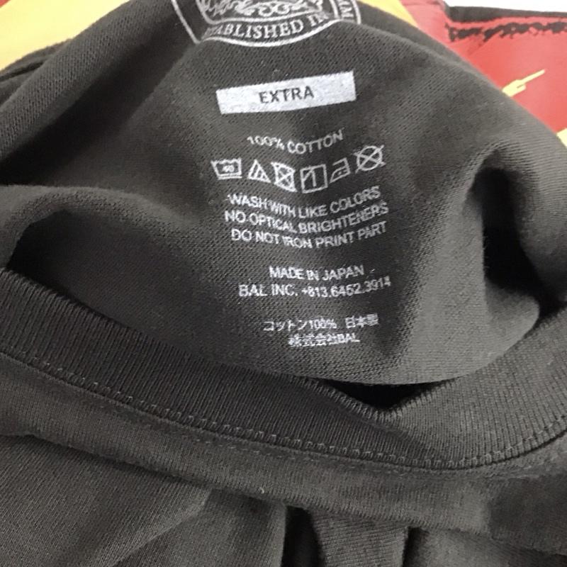 バル BAL Tシャツ 半袖 半袖カットソー プリントTシャツ クルーネックカットソー プリント 黒 / ブラック /  メンズ USED 古着 中古 10141414