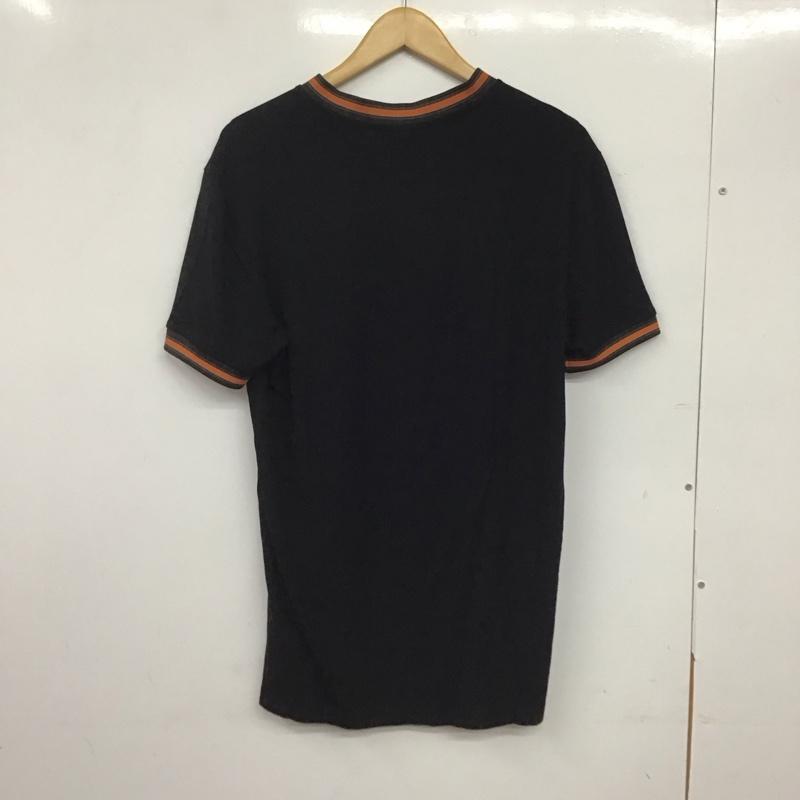 エンポリオアルマーニ EMPORIO ARMANI Tシャツ 半袖 半袖カットソー 無地Tシャツ Vネックカットソー L 無地 黒 / ブラック /  メンズ USED 古着 中古 10144908