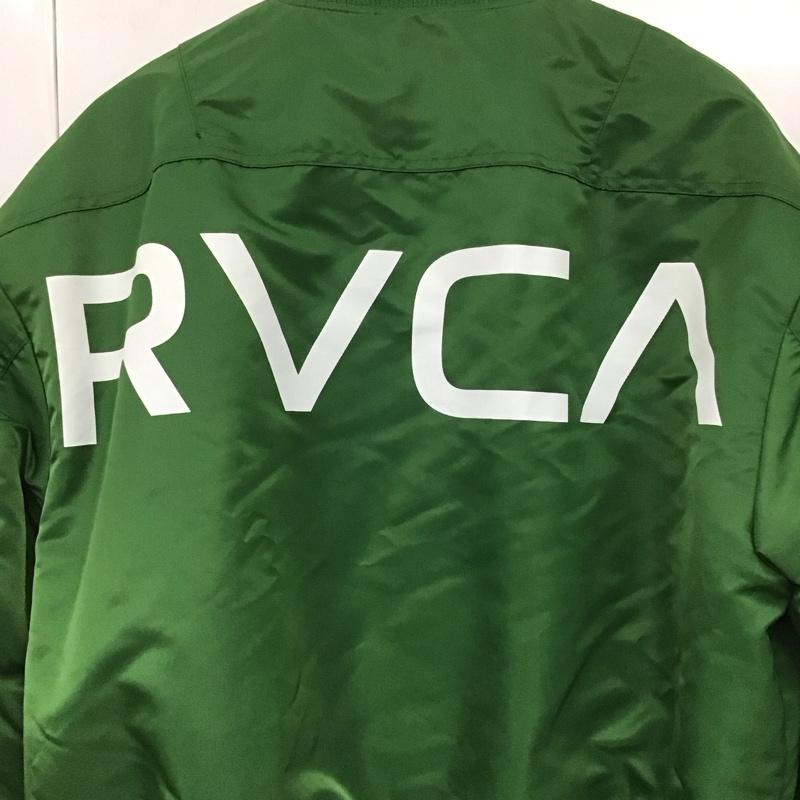 ルーカ RVCA ジャケット、上着 ジャケット、ブレザー bb042766 フライトジャケット ジップアップジャケット アウター S 無地 カーキ / カーキ /  メンズ USED 古着 中古 10130593