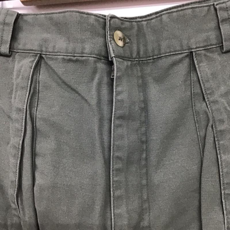 コロンビア Columbia パンツ ショートパンツ AM4030 カーゴパンツ ワークパンツ 36 ロゴ、文字 カーキ / カーキ /  メンズ USED 古着 中古 10139453