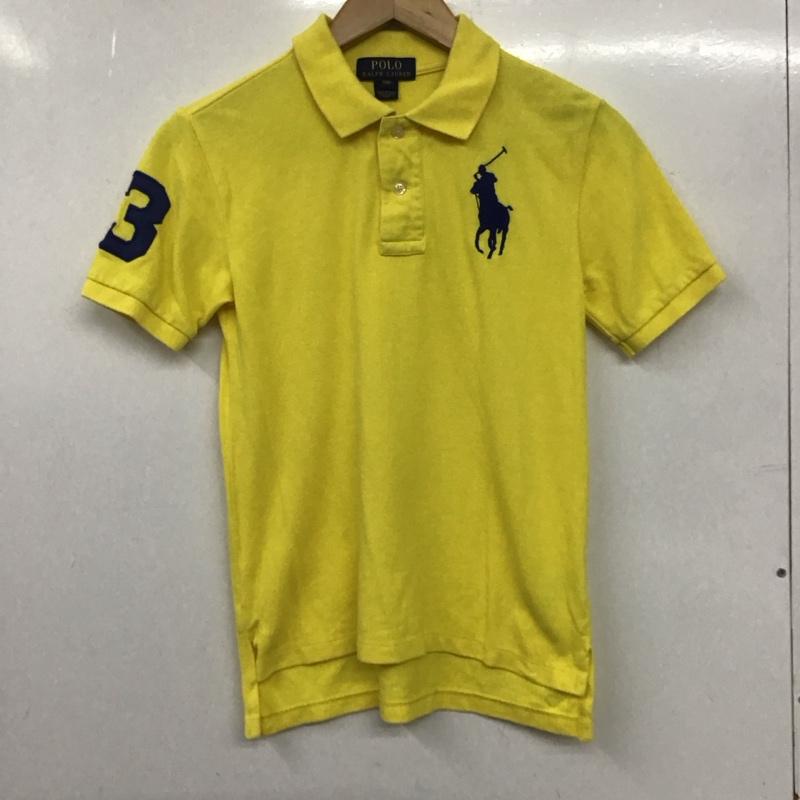 ポロラルフローレン POLO RALPH LAUREN ポロシャツ 半袖 刺繍 S ワンポイント 黄 / イエロー /  レディース USED 古着 中古 10133645