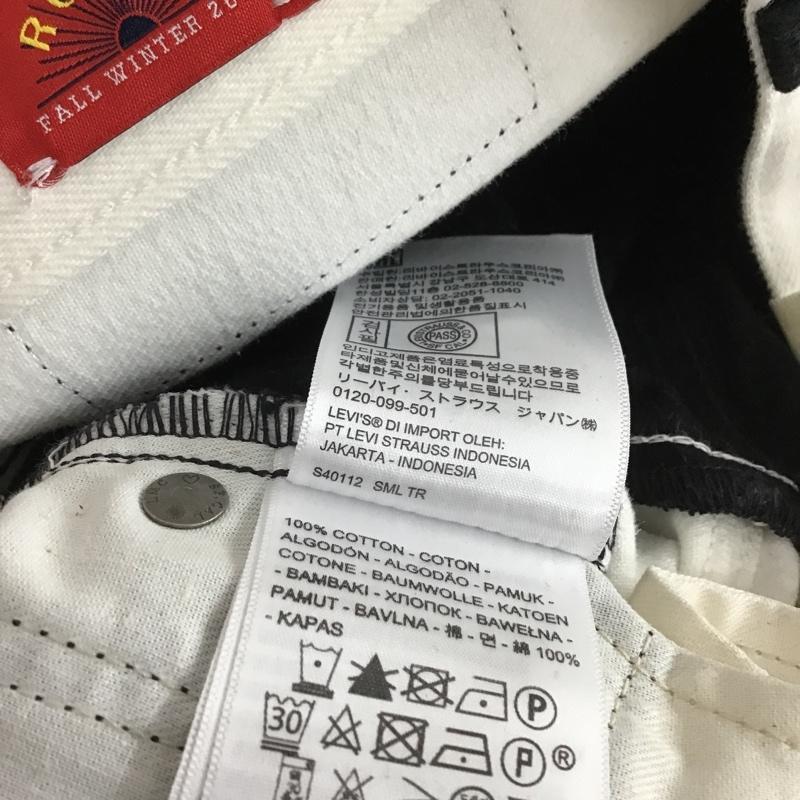リーバイストラウスアンドコー Levi Strauss & co. パンツ デニム、ジーンズ デニムパンツ ワイドパンツ カジュアルジーンズ バイカラー 31インチ 無地 白 / ホワイト / X 黒 / ブラック /  メンズ USED 古着 中古 10105839