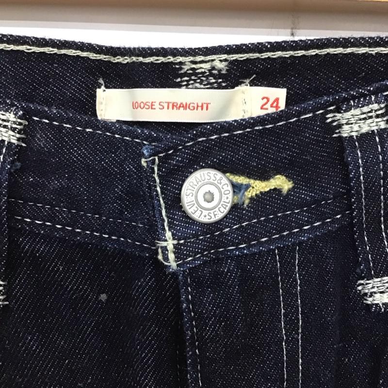 リーバイス Levi s パンツ デニム、ジーンズ 無地 インディゴ / インディゴ /  レディース USED 古着 中古 10133811