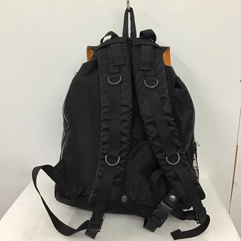 ポーター PORTER リュックサック、デイパック リュックサック、デイバッグ タンカー RUCKSACK ロゴ、文字 黒 / ブラック /  メンズ USED 古着 中古 10123179