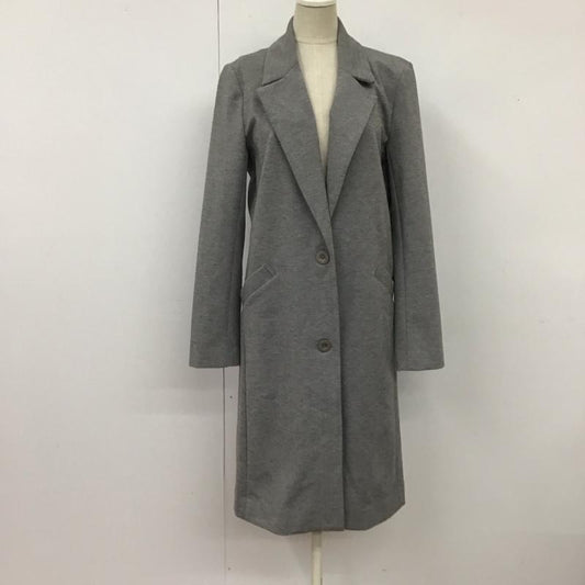 エモダ EMODA ジャケット、上着 ジャケット、ブレザー 041510150001 チェスターコート ロングコート ジャケット S 無地 灰 / グレー /  レディース USED 古着 中古 10119057