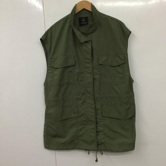 ダブルクローゼット w closet ベスト ベスト FREE 無地 カーキ / カーキ /  レディース USED 古着 中古 10131842