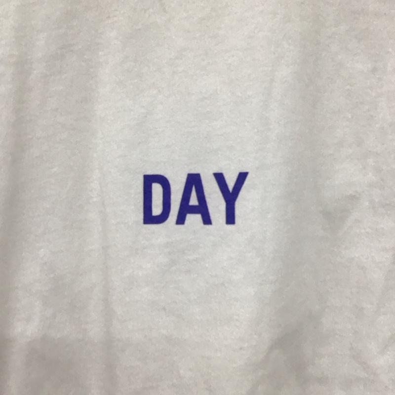 サンシャイン プラス クラウド SUNSHINE+CLOUD Tシャツ 半袖 半袖カットソー プリントTシャツ クルーネックカットソー M ロゴ、文字 白 / ホワイト /  メンズ USED 古着 中古 10149177