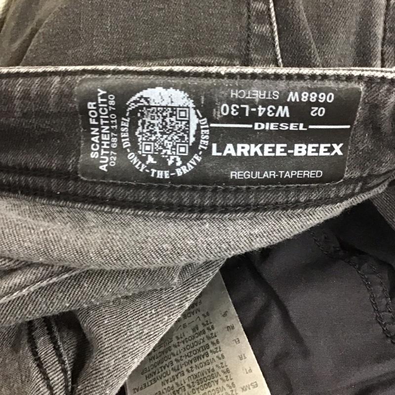 ディーゼル DIESEL パンツ デニム、ジーンズ デニムパンツ スリムパンツ ストレッチパンツ ジーンズ 34 無地 黒 / ブラック /  メンズ USED 古着 中古 10115620