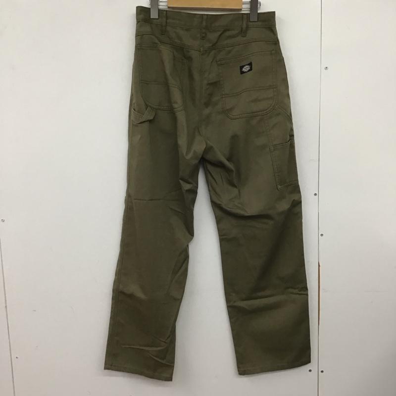 ディッキーズ Dickies パンツ ワークパンツ、ペインターパンツ ワークパンツ ワイドパンツ カジュアルパンツ 無地 カーキ / カーキ /  メンズ USED 古着 中古 10147599