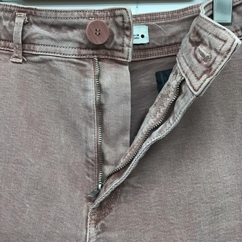 ザラ ZARA パンツ デニム、ジーンズ 38 無地 桃 / ピンク /  レディース USED 古着 中古 10132877