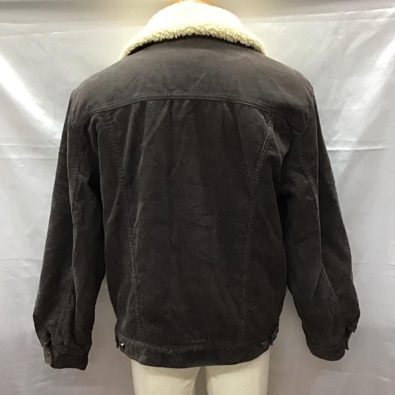 ラングラー Wrangler ジャケット、上着 ジャケット、ブレザー コーデュロイジャケット ボアジャケット カジュアルジャケット 古着 M ロゴ、文字 茶 / ブラウン /  メンズ USED 古着 中古 10113169