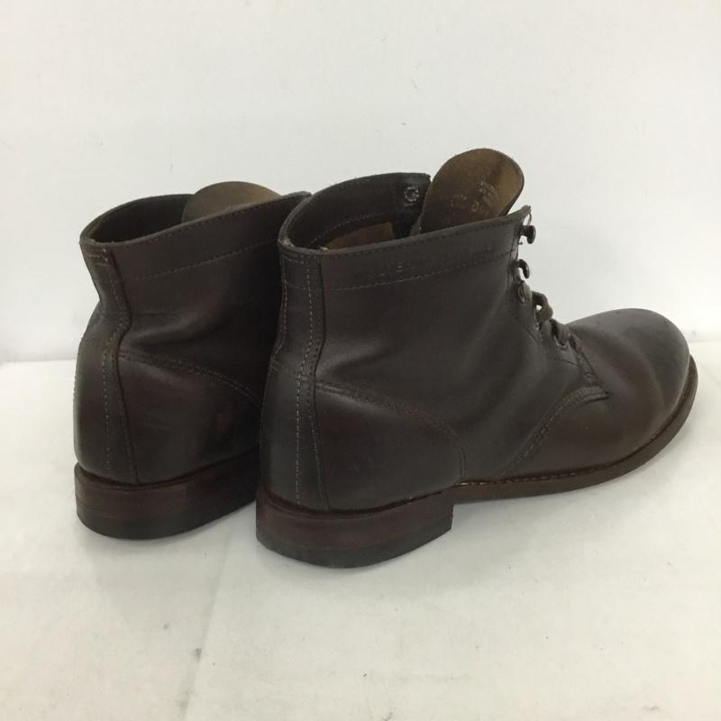 ウルウ゛ァリン WOLVERINE ブーツ ショートブーツ 1000MILE BOOTS W05301 ロゴ、文字 茶 / ブラウン /  メンズ USED 古着 中古 10133903