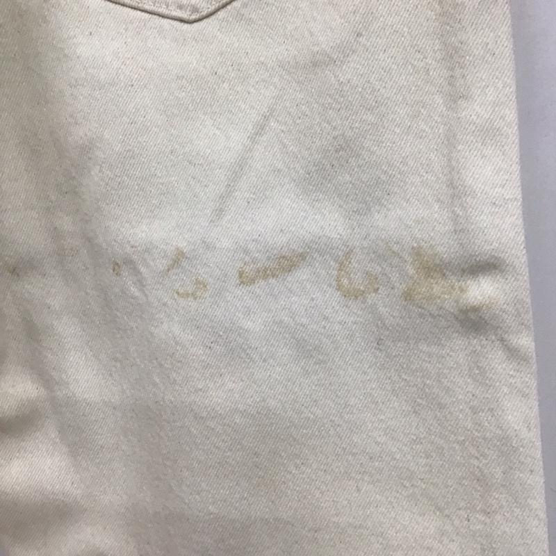 リーバイストラウスアンドコー Levi Strauss & co. パンツ デニム、ジーンズ デニムパンツ ストレートパンツ ワイドパンツ カジュアルパンツ 33インチ 無地 白 / ホワイト /  メンズ USED 古着 中古 10107669