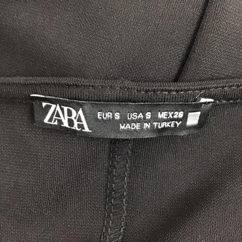 ザラ ZARA ワンピース ロングスカート 1198 462 800 長袖 S 無地 黒 / ブラック /  レディース USED 古着 中古 10119607