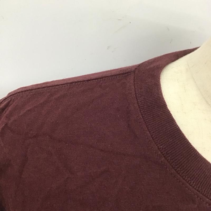 カーハート Carhartt Tシャツ 半袖 半袖 M ロゴ、文字 えんじ / ワインレッド /  メンズ USED 古着 中古 10112093