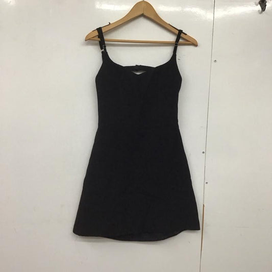 ザラ ZARA ワンピース ミニスカート S 無地 黒 / ブラック /  レディース USED 古着 中古 10144225
