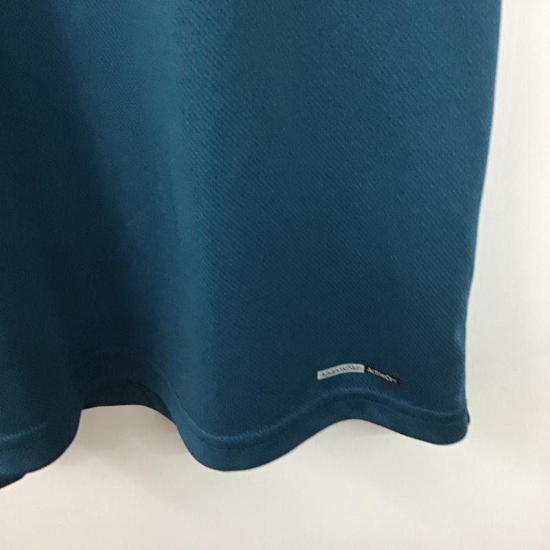 サロモン SALOMON Tシャツ 半袖 XL ロゴ、文字 青 / ブルー /  メンズ USED 古着 中古 10137010