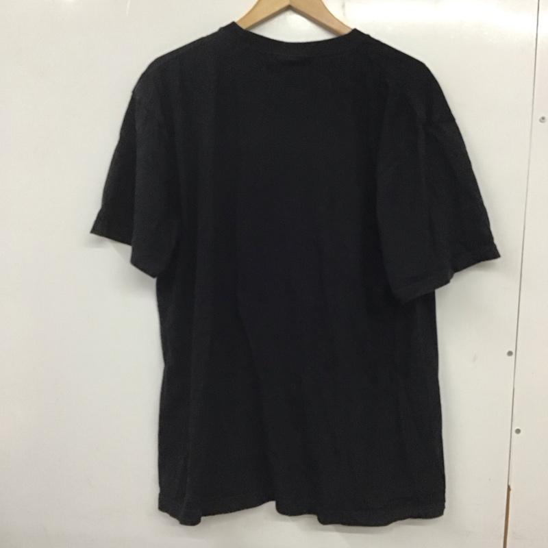 ヘッドグーニー HEADGOONIE Tシャツ 半袖 半袖カットソー プリントTシャツ クルーネックカットソー XL プリント 黒 / ブラック /  メンズ USED 古着 中古 10140272