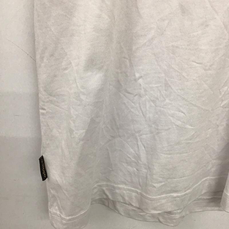 アディダス adidas Tシャツ 半袖 半袖カットソー プリントTシャツ クルーネックカットソー ロゴ、文字 白 / ホワイト / X 桃 / ピンク /  メンズ USED 古着 中古 10133718