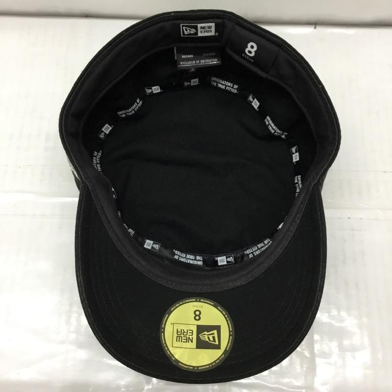 ニューエラ NEW ERA 帽子 キャップ ワークショック ロゴ、文字 黒 / ブラック /  メンズ USED 古着 中古 10109750
