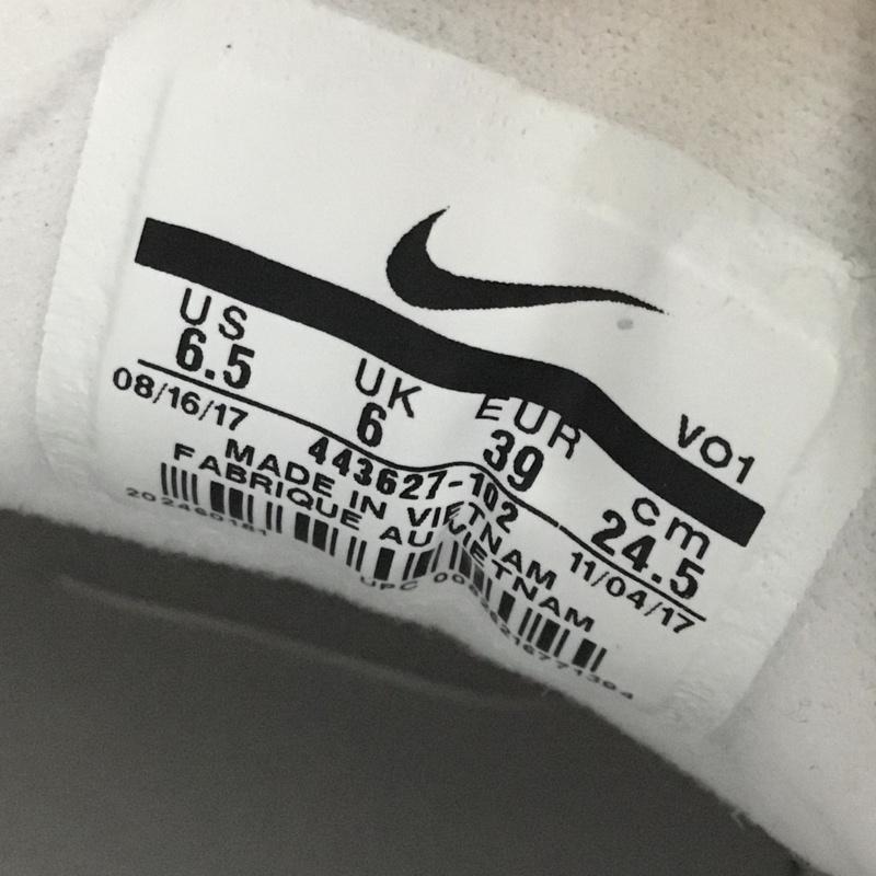 ナイキ NIKE スニーカー スニーカー 443627 102 BRUTEZ 24.5cm 箱有 24.5cm ロゴ、文字 白 / ホワイト /  レディース USED 古着 中古 10144821