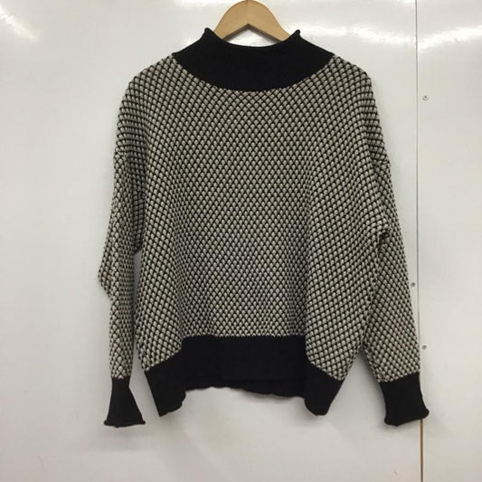 スタディオクリップ studio CLIP ニット、セーター 長袖 長袖ニットカットソー スタンドネック セーター FREE 総柄 マルチカラー / マルチカラー /  レディース USED 古着 中古 10145100