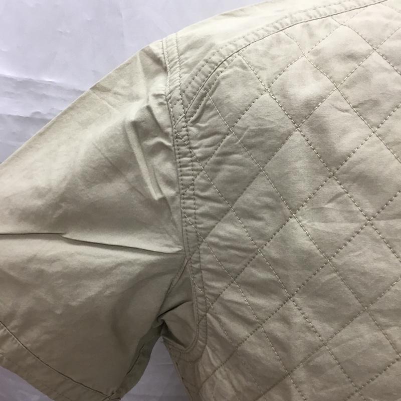 エディーバウアー Eddie Bauer シャツ、ブラウス 半袖 タグ付き ミリタリー S ロゴ、文字 ベージュ / ベージュ /  メンズ USED 古着 中古 10112871
