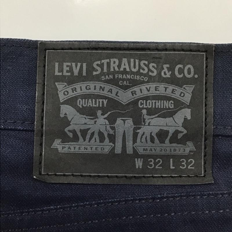 リーバイストラウスアンドコー Levi Strauss & co. パンツ デニム、ジーンズ デニムパンツ スリムパンツ ストレッチパンツ ジーンズ 32インチ 無地 紺 / ネイビー /  メンズ USED 古着 中古 10107296