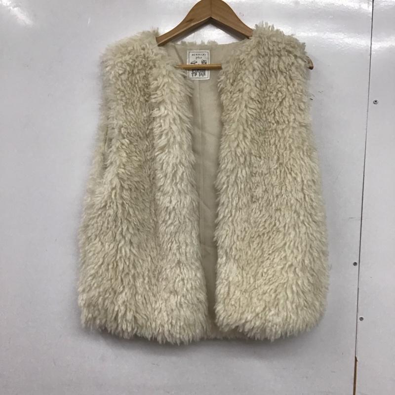 アズノゥアズ as know as ベスト ベスト QH0439 FREE 無地 オフホワイト / オフホワイト /  レディース USED 古着 中古 10144982