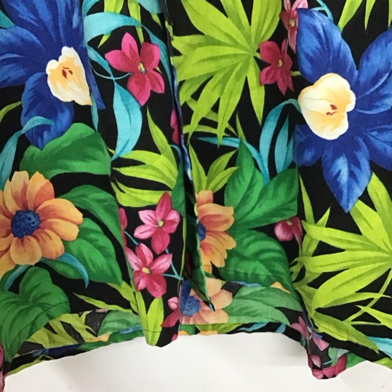 古着 USED シャツ、ブラウス 半袖 半袖シャツ プリントシャツ ポケットシャツ アロハシャツ L プリント 紺 / ネイビー /  メンズ USED 古着 中古 10130679