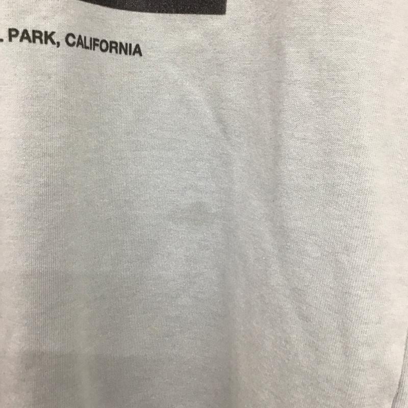 ザノースフェイス THE NORTH FACE Tシャツ 半袖 半袖カットソー プリントTシャツ クルーネックカットソー M プリント 水色 / ライトブルー /  メンズ USED 古着 中古 10132105