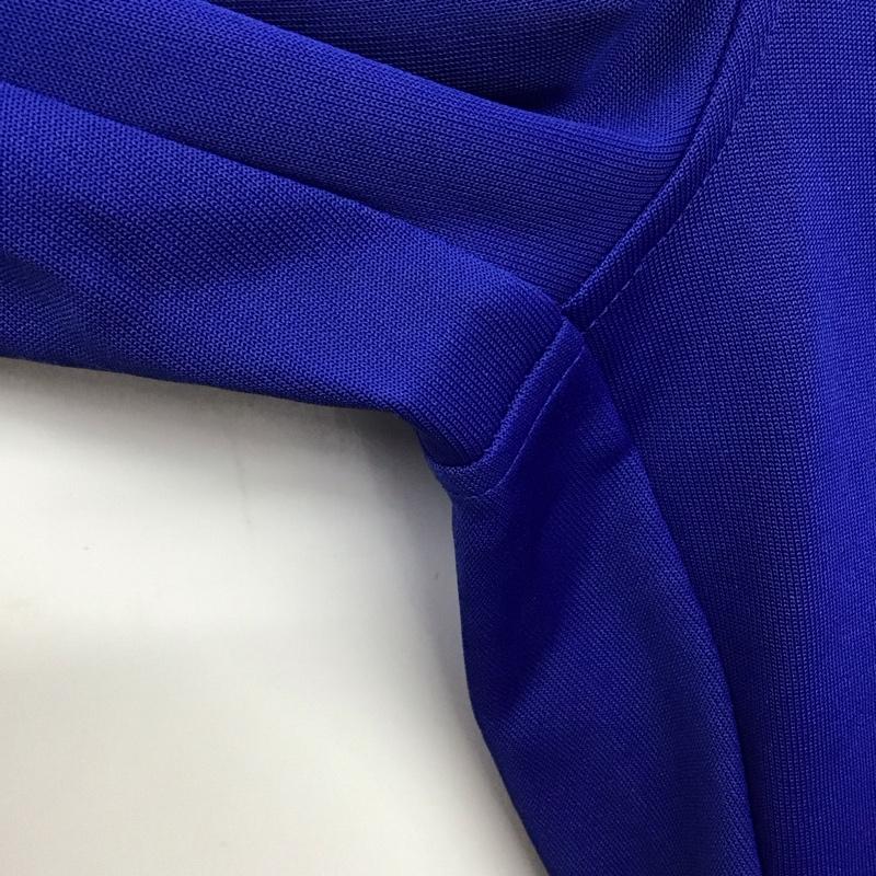 アディダス adidas パンツ ワークパンツ、ペインターパンツ klm63 ジャージ ワイドパンツ トラックパンツ XL ロゴ、文字 青 / ブルー /  メンズ USED 古着 中古 10136813