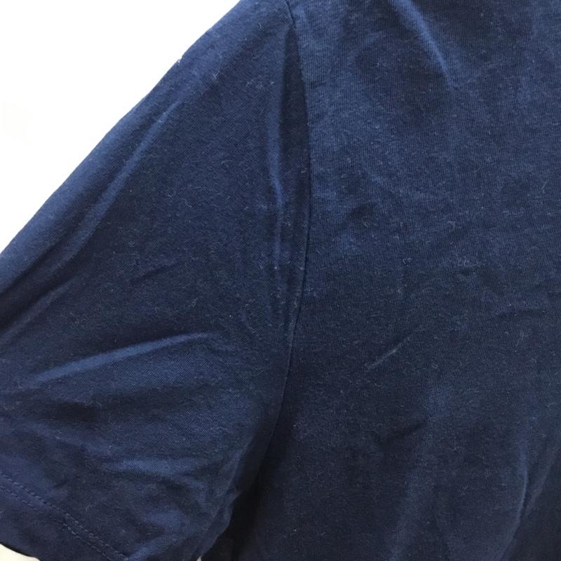 リーバイス Levi s Tシャツ 半袖 M 無地 紺 / ネイビー /  メンズ USED 古着 中古 10110598