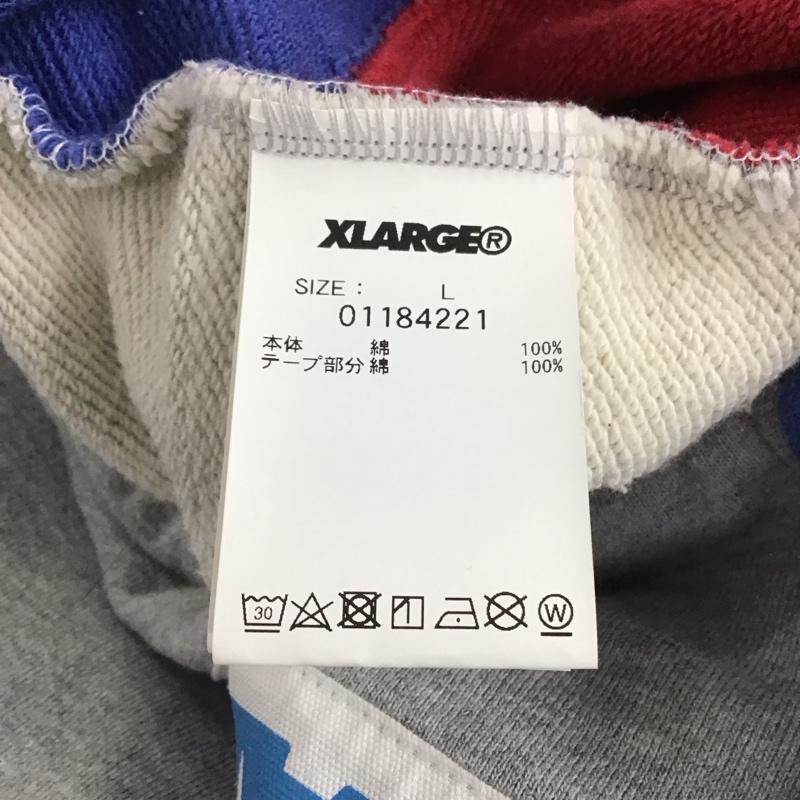 エクストララージ XLARGE パーカー 長袖 長袖パーカー プルオーバーパーカー スウェット sonic L プリント 灰 / グレー /  メンズ USED 古着 中古 10141453