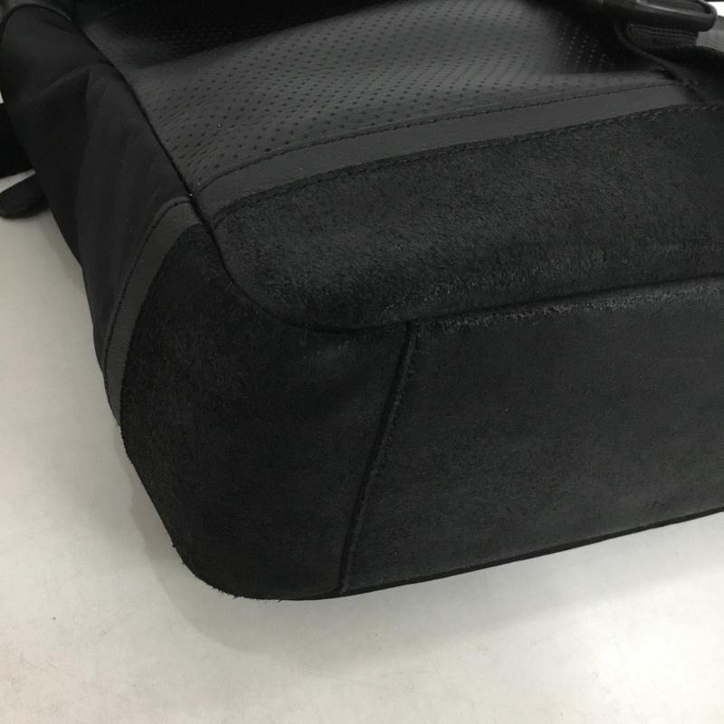 コーチ COACH ショルダーバッグ ショルダーバッグ パンチングレザー ロゴ、文字 黒 / ブラック /  メンズ USED 古着 中古 10144886