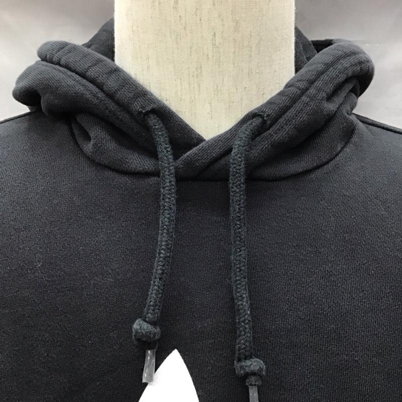アディダス adidas パーカー 長袖 CW1240 トレフォイル フーディ L ロゴ、文字 黒 / ブラック /  メンズ USED 古着 中古 10121194
