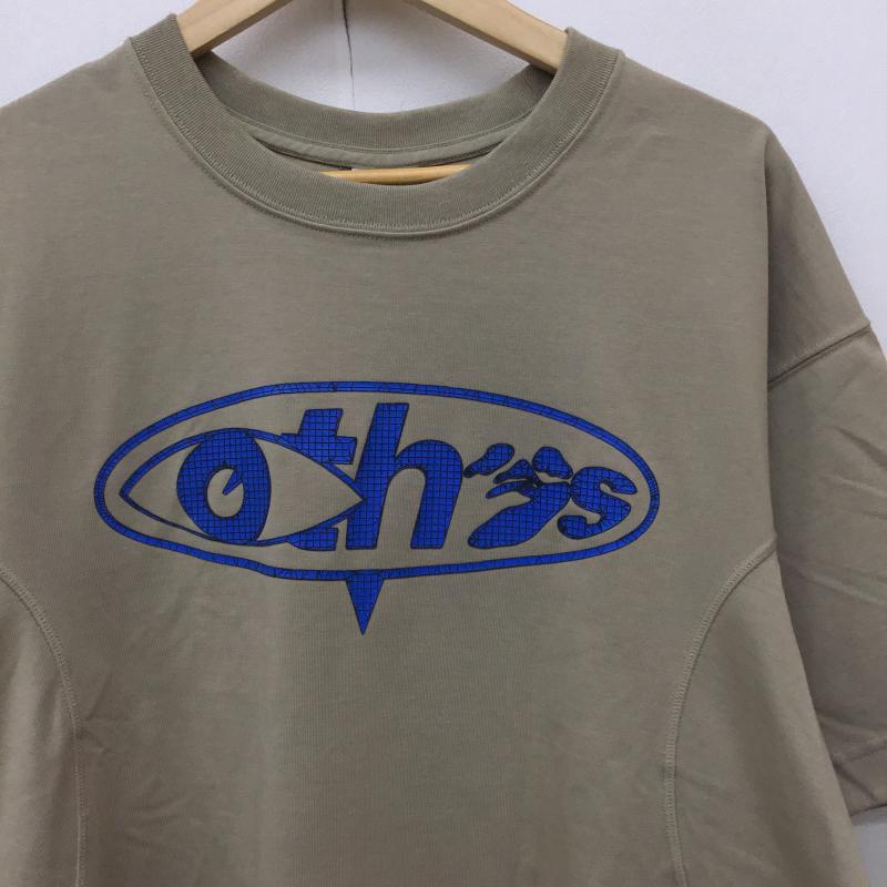 ナイキ NIKE Tシャツ 半袖 DN1758-247 Off-White x Nike L ロゴ、文字 茶 / ブラウン /  メンズ USED 古着 中古 10145797