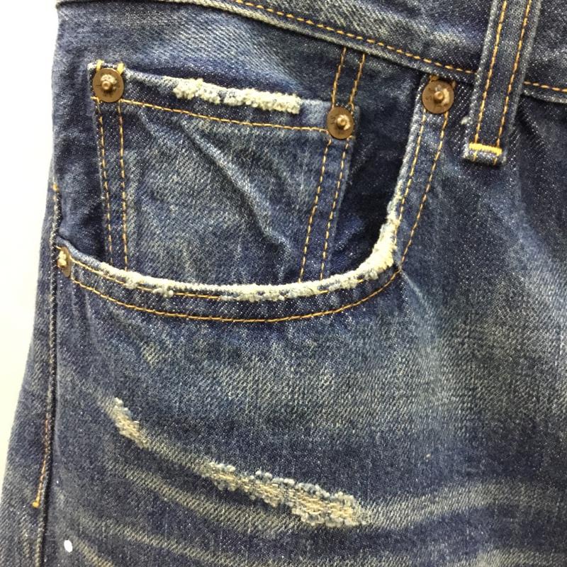 リーバイス Levi s パンツ ショートパンツ デニム 32インチ 無地 インディゴ / インディゴ /  メンズ USED 古着 中古 10108815