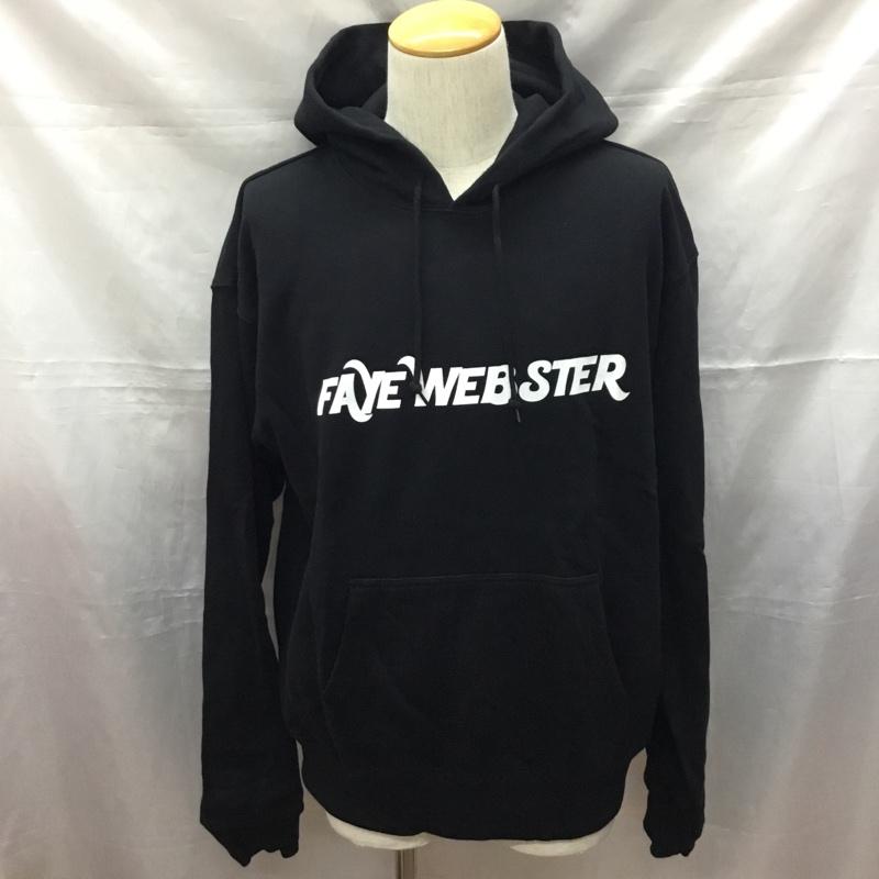 ジャーナルスタンダード JOURNAL STANDARD パーカー 長袖 FAYE WEBSTER シンガーソングライター フーディー バックプリント XL ロゴ、文字 黒 / ブラック /  メンズ USED 古着 中古 10114830
