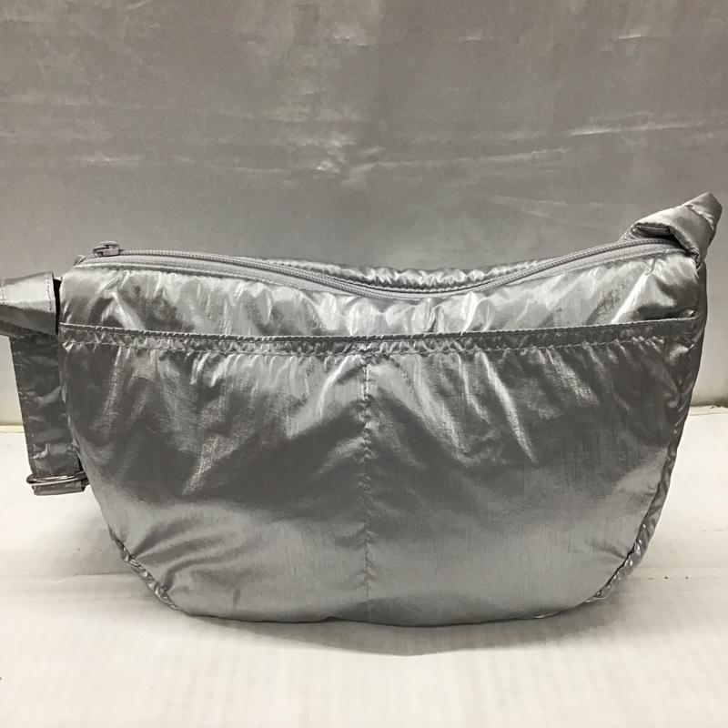 ローリーズファーム LOWRYS FARM ショルダーバッグ ショルダーバッグ LF823095PD ハーフムーンショルダーBAG 無地 銀 / シルバー /  レディース USED 古着 中古 10116446