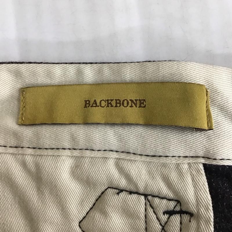 バックボーン BACK BONE パンツ チノパン ワークパンツ ワイドパンツ カジュアルパンツ M 無地 茶 / ブラウン /  メンズ USED 古着 中古 10119699