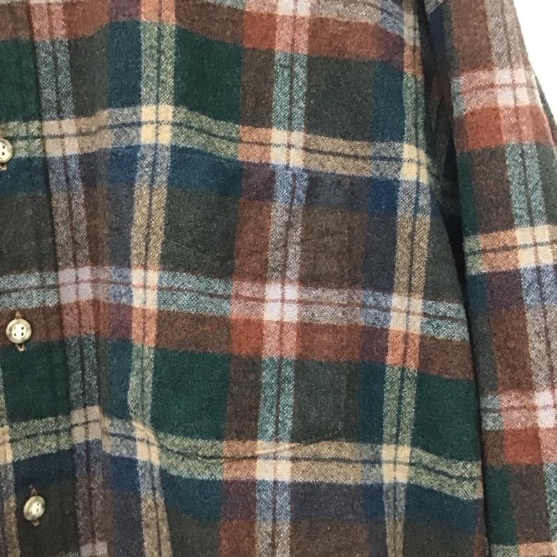 ペンドルトン PENDLETON シャツ、ブラウス 長袖 70s 70年代 ウール L チェック マルチカラー / マルチカラー /  メンズ USED 古着 中古 10144068