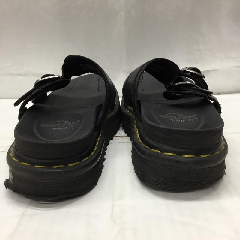 ドクターマーチン Dr.Martens サンダル サンダル MYLES シャークソール UK6 レザーサンダル AW006 US：8 無地 黒 / ブラック /  レディース USED 古着 中古 10119085