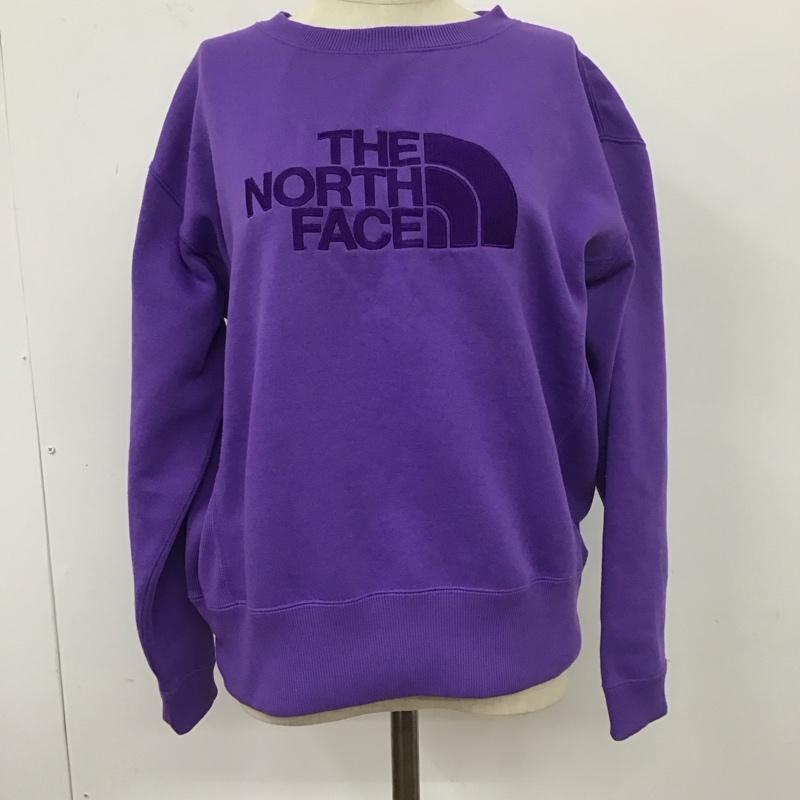 ザノースフェイス THE NORTH FACE トレーナー 長袖 M 無地 紫 / パープル /  レディース USED 古着 中古 10110300