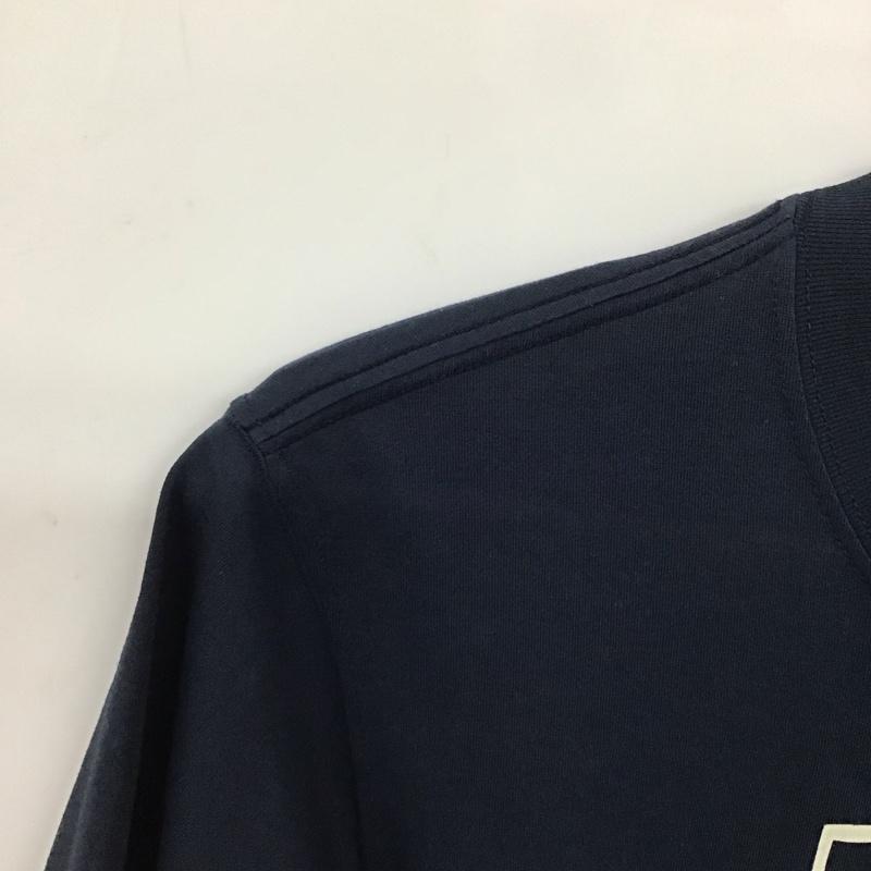 モンベル mont-bell Tシャツ 半袖 半袖カットソー プリントTシャツ クルーネックカットソー S ロゴ、文字 紺 / ネイビー /  メンズ USED 古着 中古 10135946