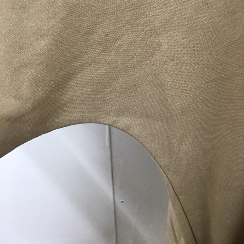 オペークドットクリップ OPAQUE.CLIP ワンピース ひざ丈スカート 637-55217 Vネック タグ付き 40 無地 ベージュ / ベージュ /  レディース USED 古着 中古 10112569