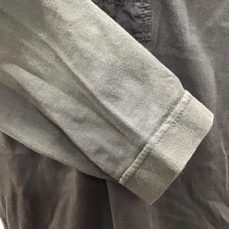 クオドロ quadro シャツ、ブラウス 長袖 長袖シャツ ノーカラーシャツ カジュアルシャツ 3 無地 黒 / ブラック /  メンズ USED 古着 中古 10116200