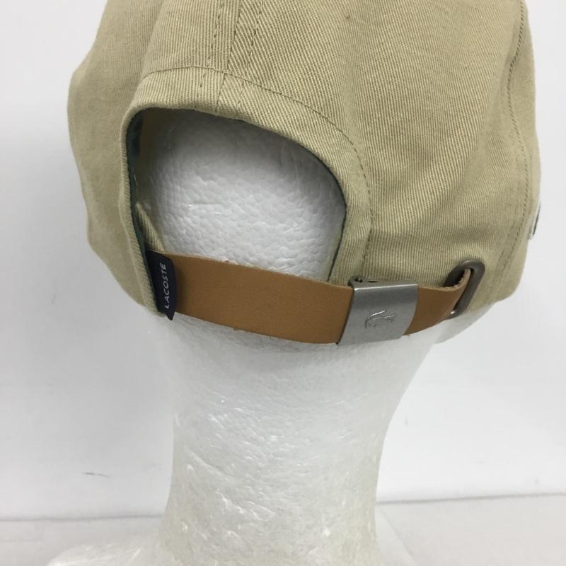 ラコステ LACOSTE 帽子 キャップ L1229-22000 コットン ワニ ワンポイント ベージュ / ベージュ /  メンズ USED 古着 中古 10141071