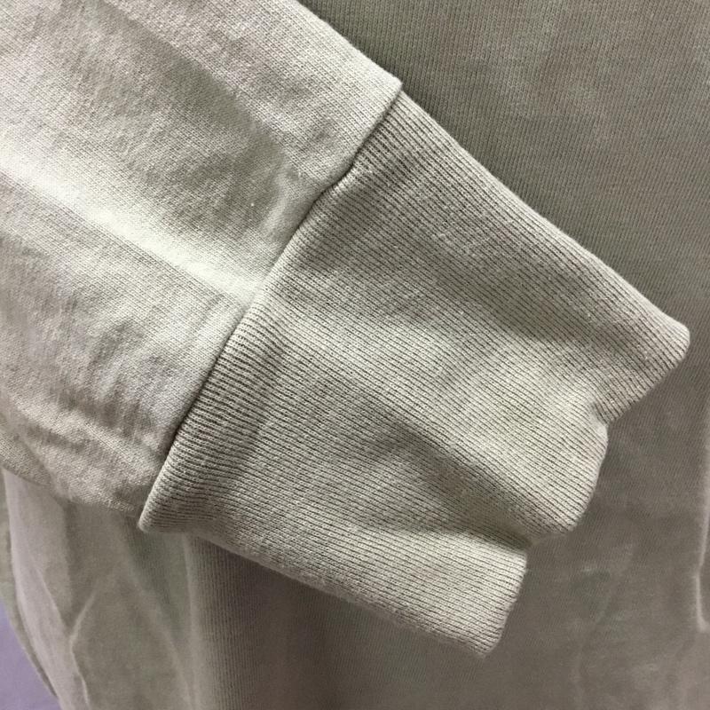 ニューバランス New Balance ポロシャツ 長袖 mt33545 ロングスリーブポロシャツ カラーカットソー 長袖ポロシャツ XL ロゴ、文字 カーキ / カーキ /  メンズ USED 古着 中古 10111922