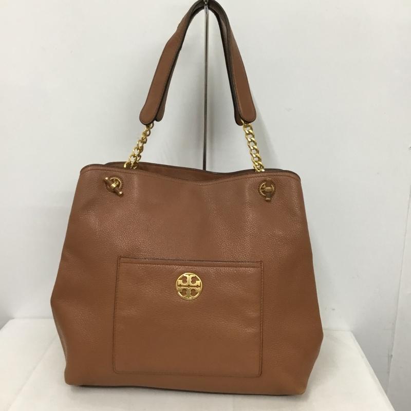 トリーバーチ TORY BURCH ショルダーバッグ ショルダーバッグ チェーンショルダーバッグ トートバッグ ワンポイント 茶 / ブラウン /  レディース USED 古着 中古 10143774